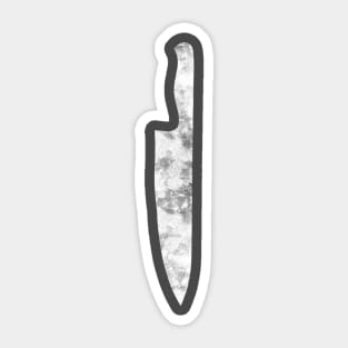 murder knife Sticker